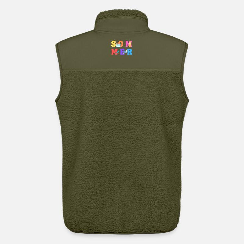 Sommer - Summer - Sommerliebe - Sonne - Unisex Sherpaweste von Stanley/Stella - Khaki