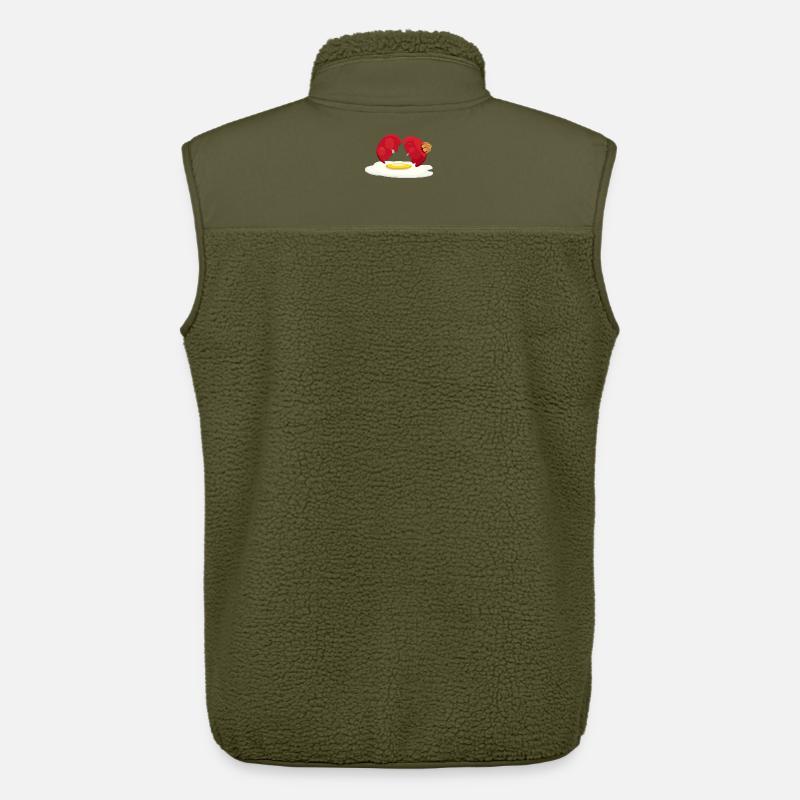 Weihnachtskugel zerbrochenes Ei - Unisex Sherpaweste von Stanley/Stella - Khaki