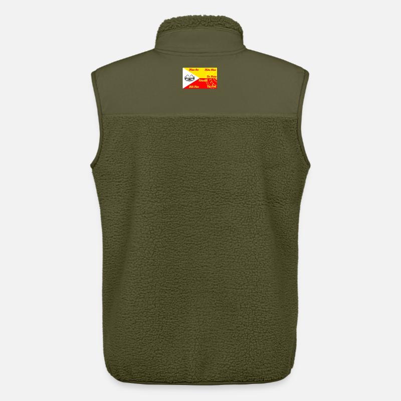 Marquesan Flagge - Personalisiert - Unisex Sherpaweste von Stanley/Stella - Khaki