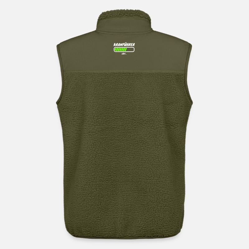 Kranführer Ladebalken Beruf - Unisex Sherpaweste von Stanley/Stella - Khaki