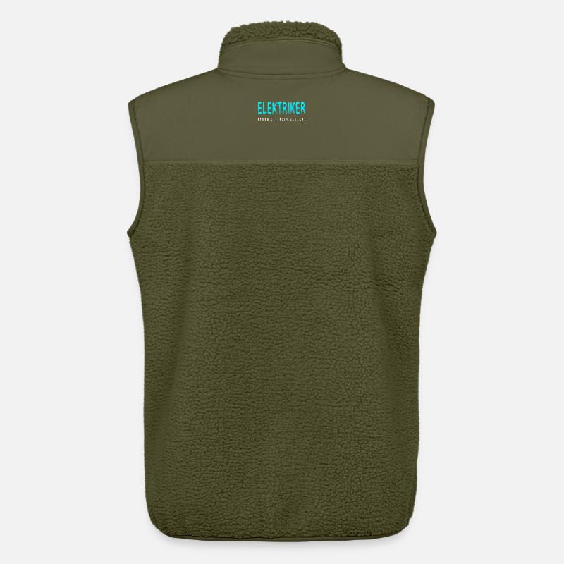 Elektriker Handwerker Design - Unisex Sherpaweste von Stanley/Stella - Khaki