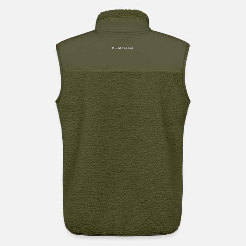 Bash / Bourne-Again Shell i Linux og Unix - Stanley/Stella MEDIUM FIT Unisex Sherpa-vest - khaki