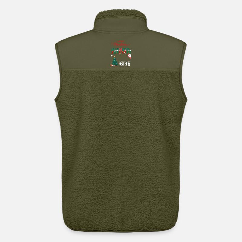 Glædelig jul - Stanley/Stella unisex sherpavest - khaki