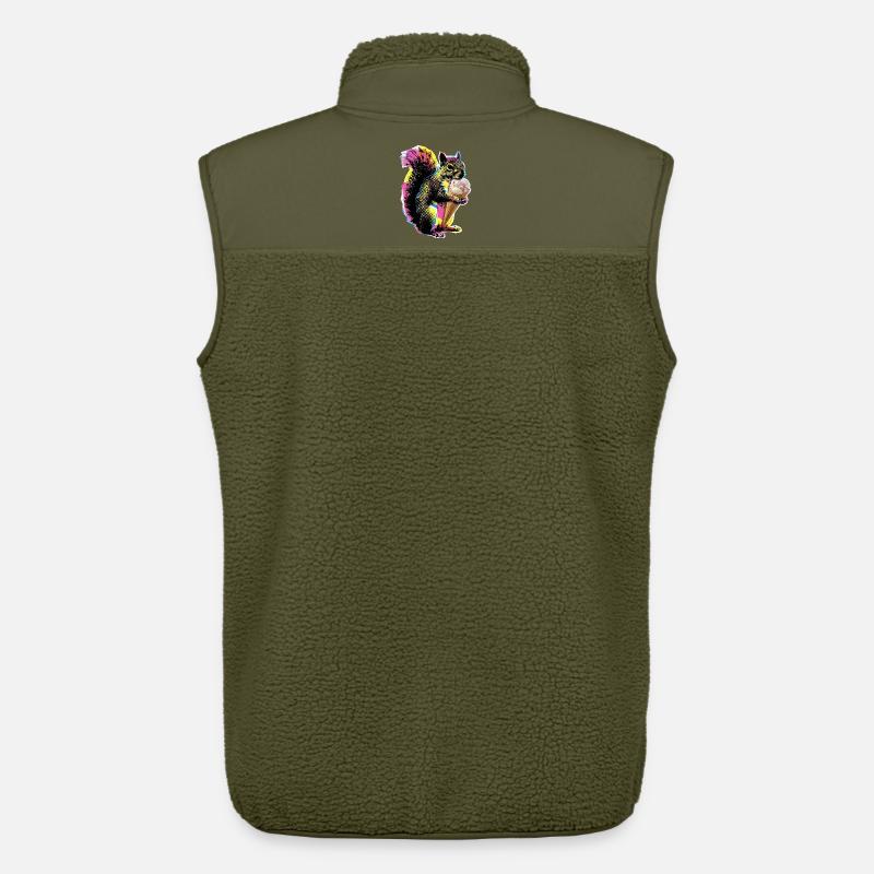 Eichhörnchen Eis - Unisex Sherpaweste von Stanley/Stella - Khaki