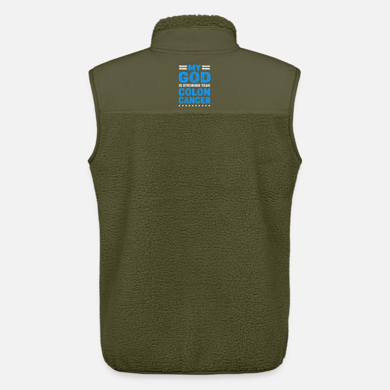 Darm Krebs Dickdarm - Unisex Sherpaweste von Stanley/Stella - Khaki