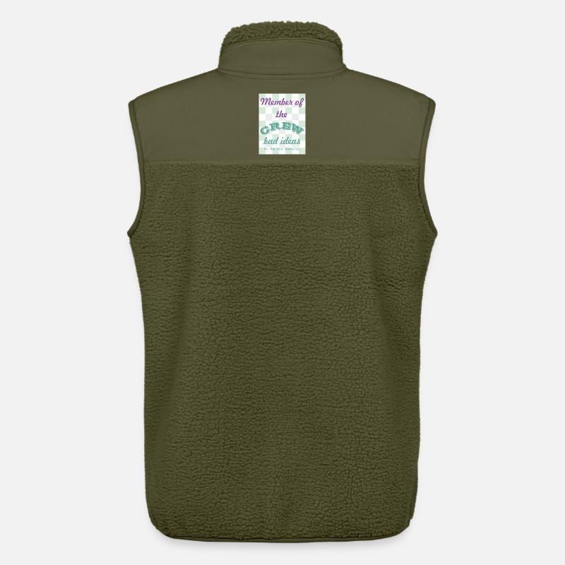 Crew-Mitglied: Schlechte Ideen - Unisex Sherpaweste von Stanley/Stella - Khaki