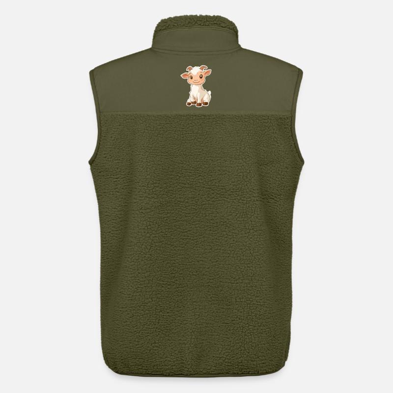 Ziege - Unisex Sherpaweste von Stanley/Stella - Khaki
