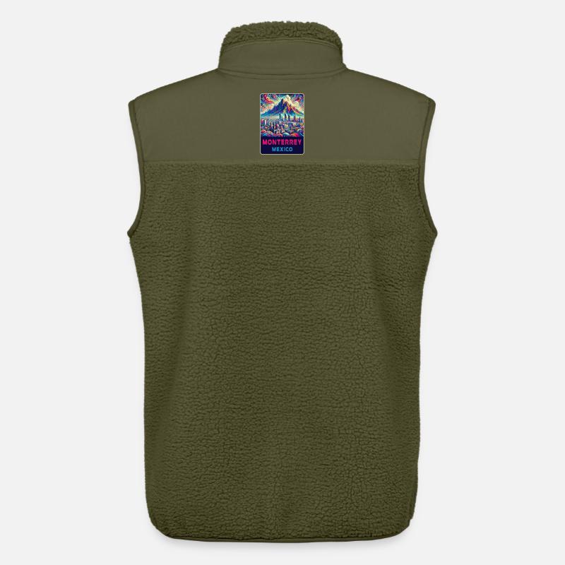 Monterrey Mexiko Design - Unisex Sherpaweste von Stanley/Stella - Khaki