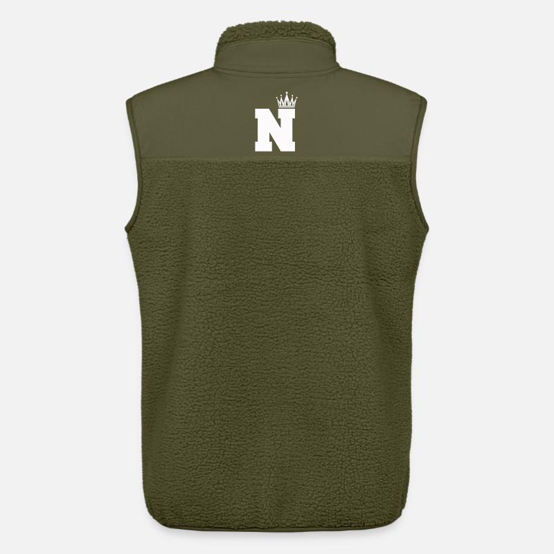 buchstabe_N_Krone - Unisex Sherpaweste von Stanley/Stella - Khaki