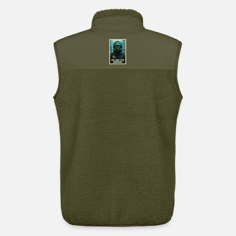 WIR SIND DER FEHLER - Unisex Sherpaweste von Stanley/Stella - Khaki