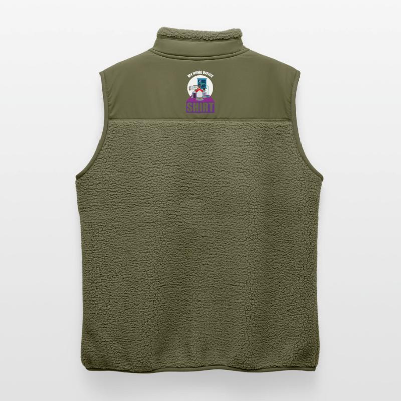 Night Shift Coder Programmer Desk Graphic Unisex Sherpa Gilet by Stanley/Stella