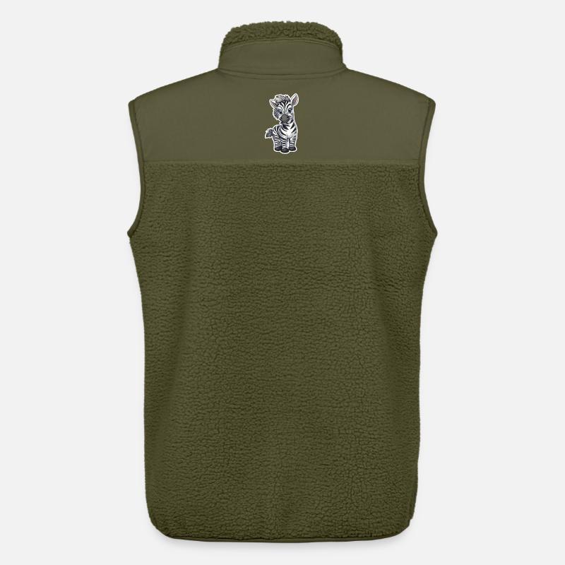 Zebra - Unisex Sherpaweste von Stanley/Stella - Khaki