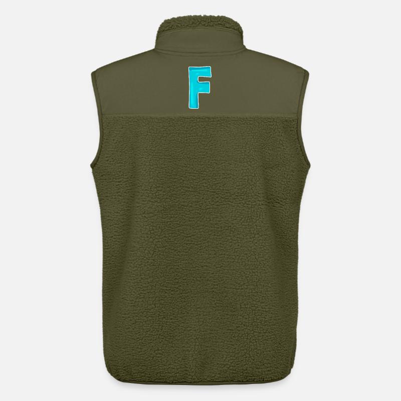 Name Buchstabe F - Unisex Sherpaweste von Stanley/Stella - Khaki