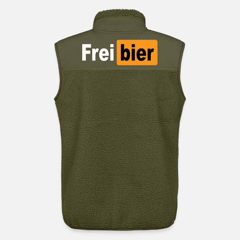 FREIBIER - Unisex Sherpaweste von Stanley/Stella - Khaki