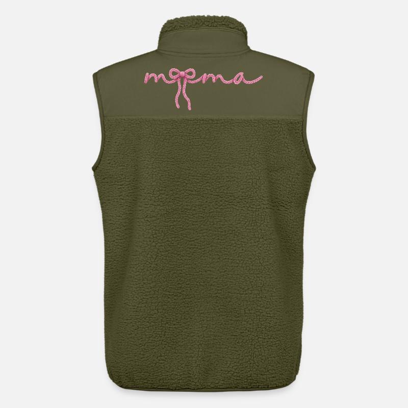 Mama Schleife - Unisex Sherpaweste von Stanley/Stella - Khaki