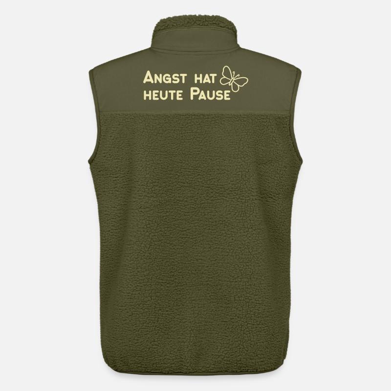 Angst hat heute Pause - Unisex Sherpaweste von Stanley/Stella - Khaki