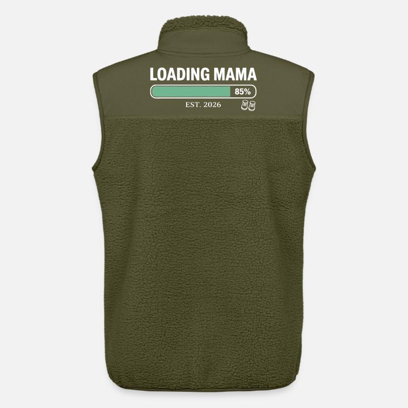 Loading Mama 2026 Schwangerschaft - Unisex Sherpaweste von Stanley/Stella - Khaki