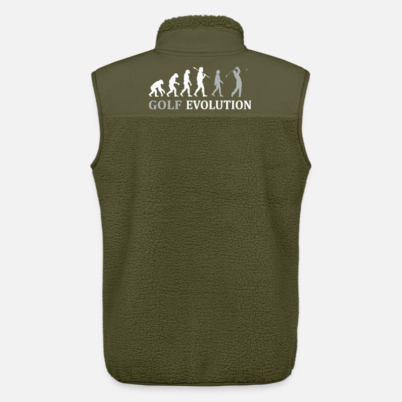 Golf Evolution – Das perfekte Golfer Geschenk - Unisex Sherpaweste von Stanley/Stella - Khaki