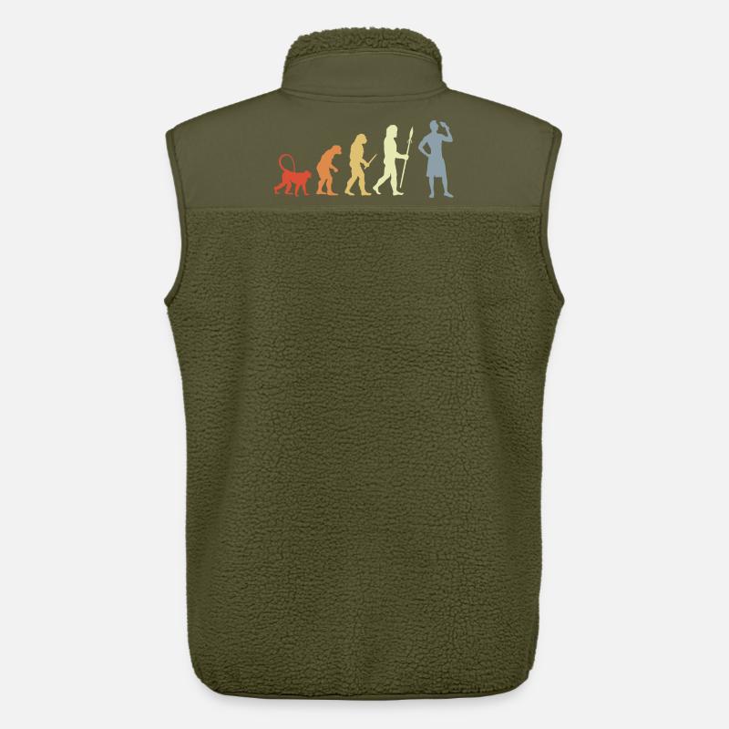 Evolution Eiscreme Liebhaber - Unisex Sherpaweste von Stanley/Stella - Khaki