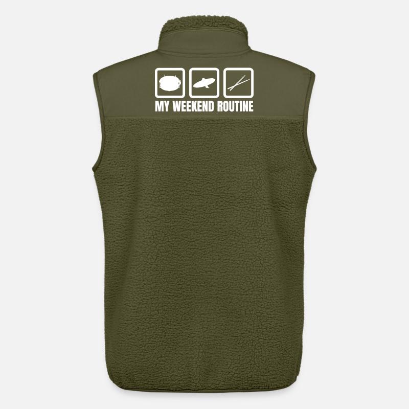 Schlagzeuger Wochenendroutine - Unisex Sherpaweste von Stanley/Stella - Khaki