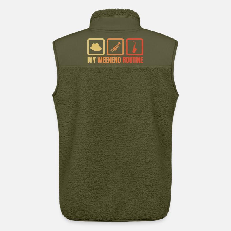 Trompeter Wochenendroutine - Unisex Sherpaweste von Stanley/Stella - Khaki