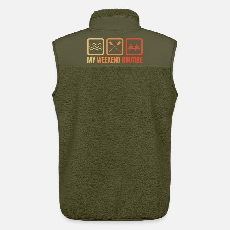 Ruderer Wochenendroutine - Unisex Sherpaweste von Stanley/Stella - Khaki