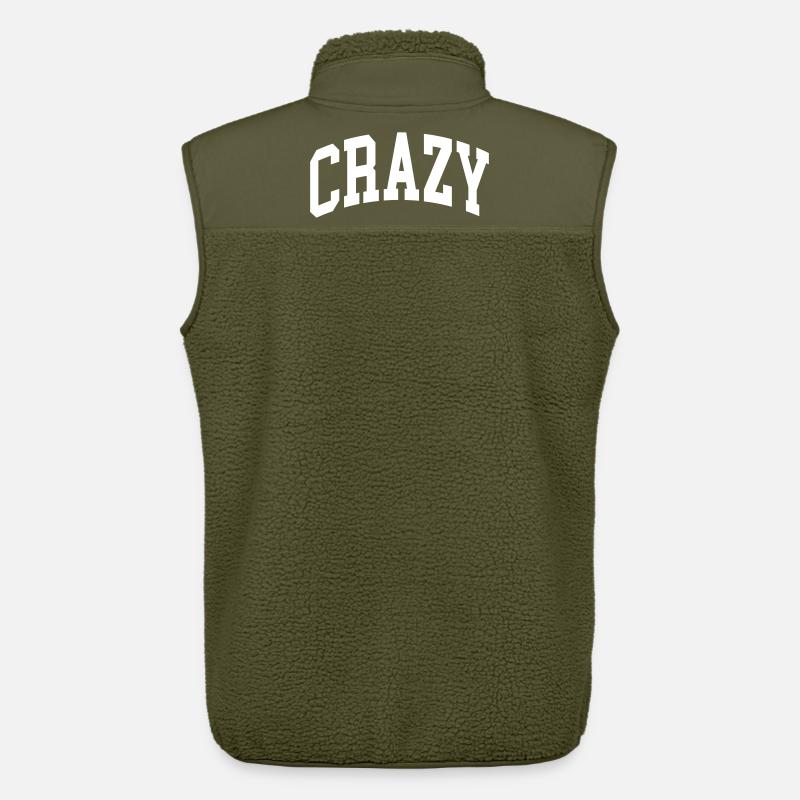 Crazy - Unisex Sherpaweste von Stanley/Stella - Khaki