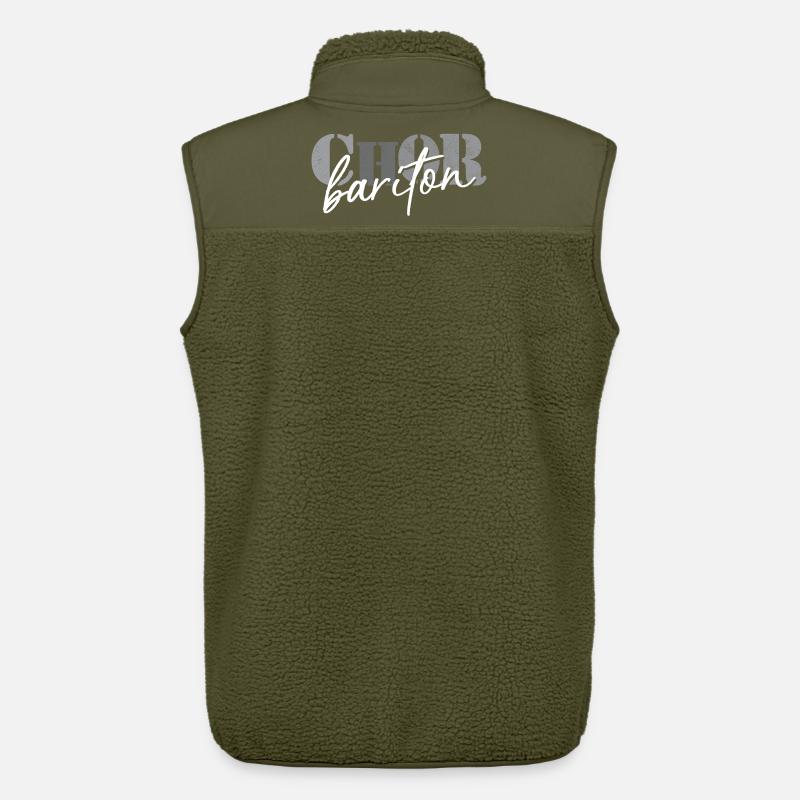 Chor Bariton - Unisex Sherpaweste von Stanley/Stella - Khaki