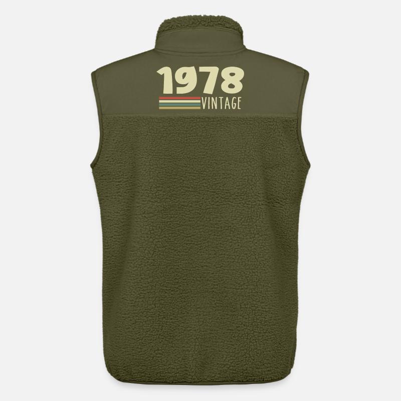 1978-Jubiläum-1978-retro-1978 - Unisex Sherpaweste von Stanley/Stella - Khaki