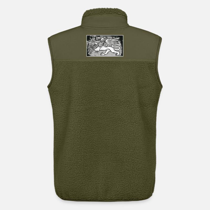 Ein Greif in grau - Unisex Sherpaweste von Stanley/Stella - Khaki