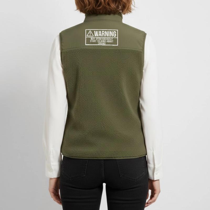 Coding Unisex Sherpa Gilet by Stanley/Stella