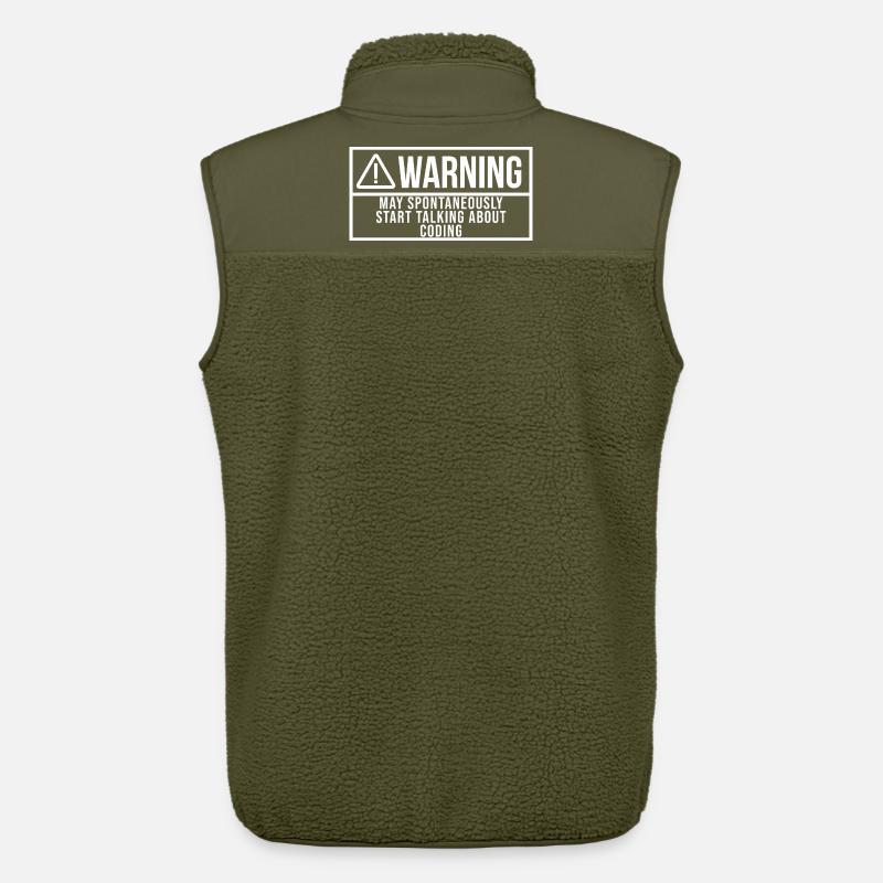 Coding - Unisex Sherpa Gilet by Stanley/Stella - khaki