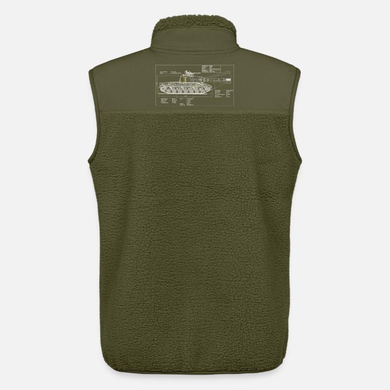 268 Objekt Bauplan - Unisex Sherpaweste von Stanley/Stella - Khaki