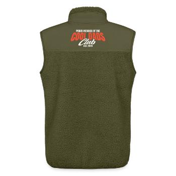 Cool Dads Club - Papa 2026 Geschenk - Unisex Sherpaweste von Stanley/Stella - Khaki - Hinten - AI Model Male 178 light (178cm)