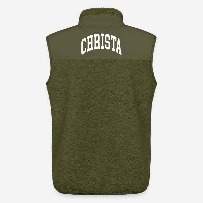 Christa - Unisex Sherpaweste von Stanley/Stella - Khaki