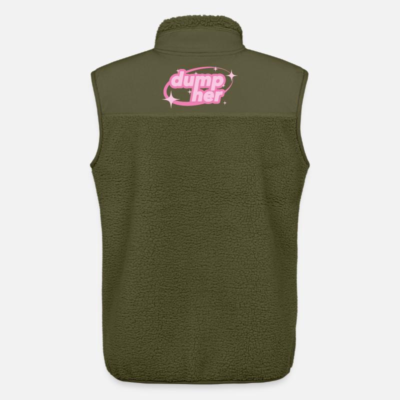 Dump Her – Y2K Statement - Unisex Sherpaweste von Stanley/Stella - Khaki