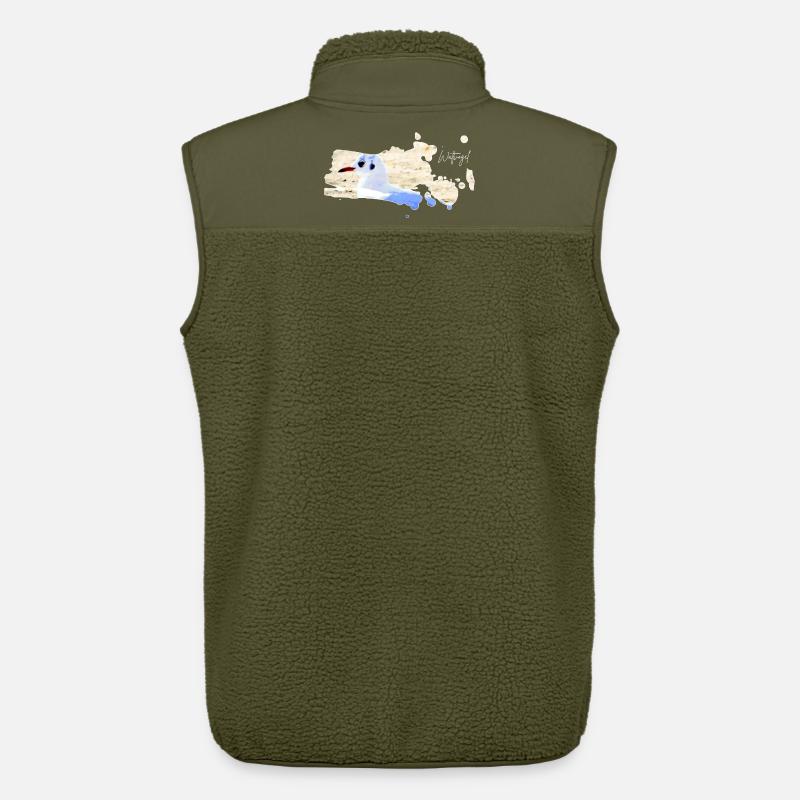 Wattvogel Nordsee Möwe - Unisex Sherpaweste von Stanley/Stella - Khaki