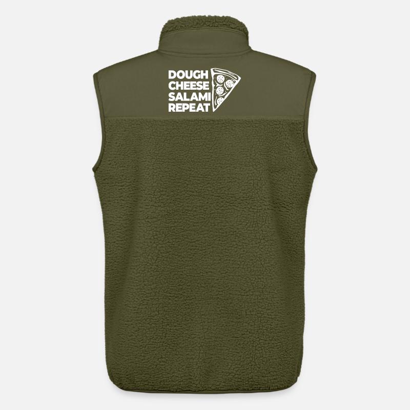 Teig Käse Salami Nochmal - Unisex Sherpaweste von Stanley/Stella - Khaki