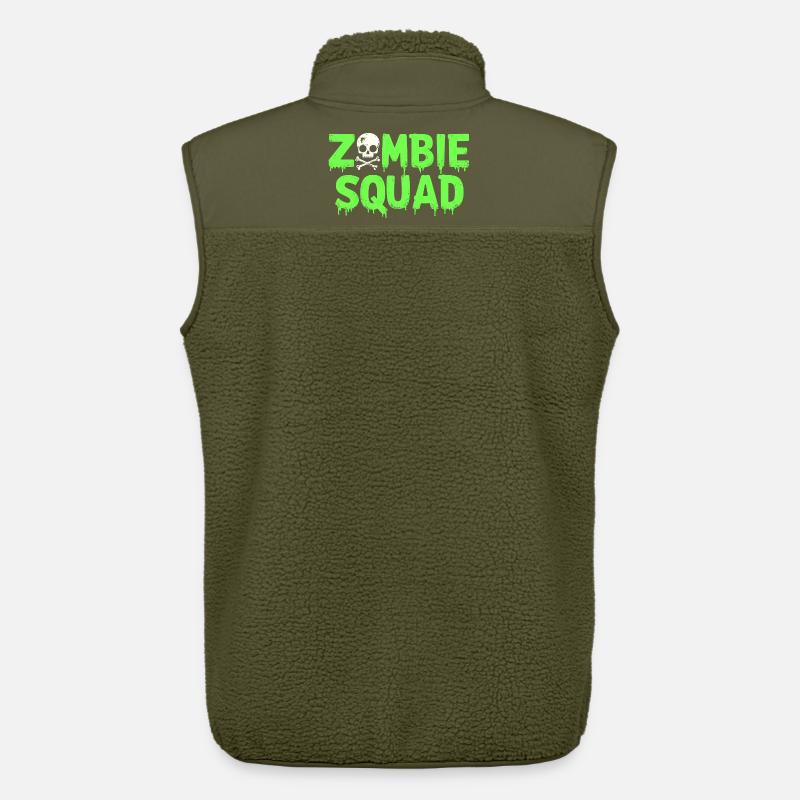 Zombie Squad – Gruseliges Halloween -Team - Unisex Sherpaweste von Stanley/Stella - Khaki