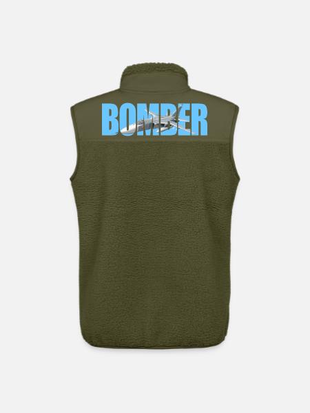 Bomber Su-24 - Unisex Sherpa Gilet by Stanley/Stella - khaki