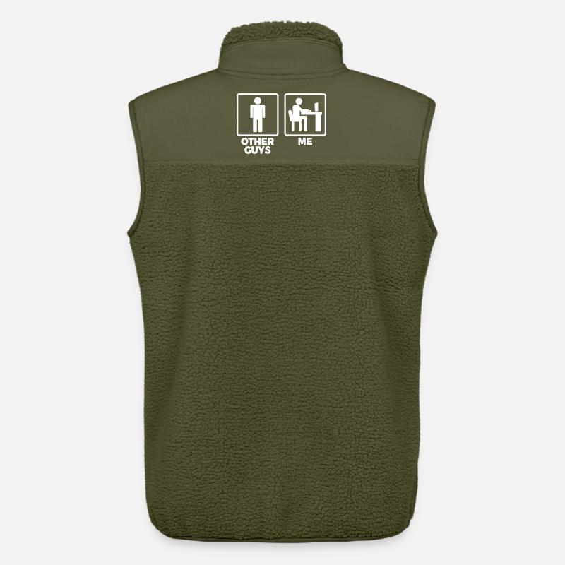 Software Ingenieur Strichfiguren - Unisex Sherpaweste von Stanley/Stella - Khaki