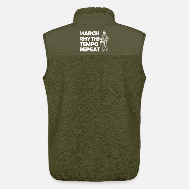 March Rhythm Tempo Repeat - Unisex Sherpaweste von Stanley/Stella - Khaki
