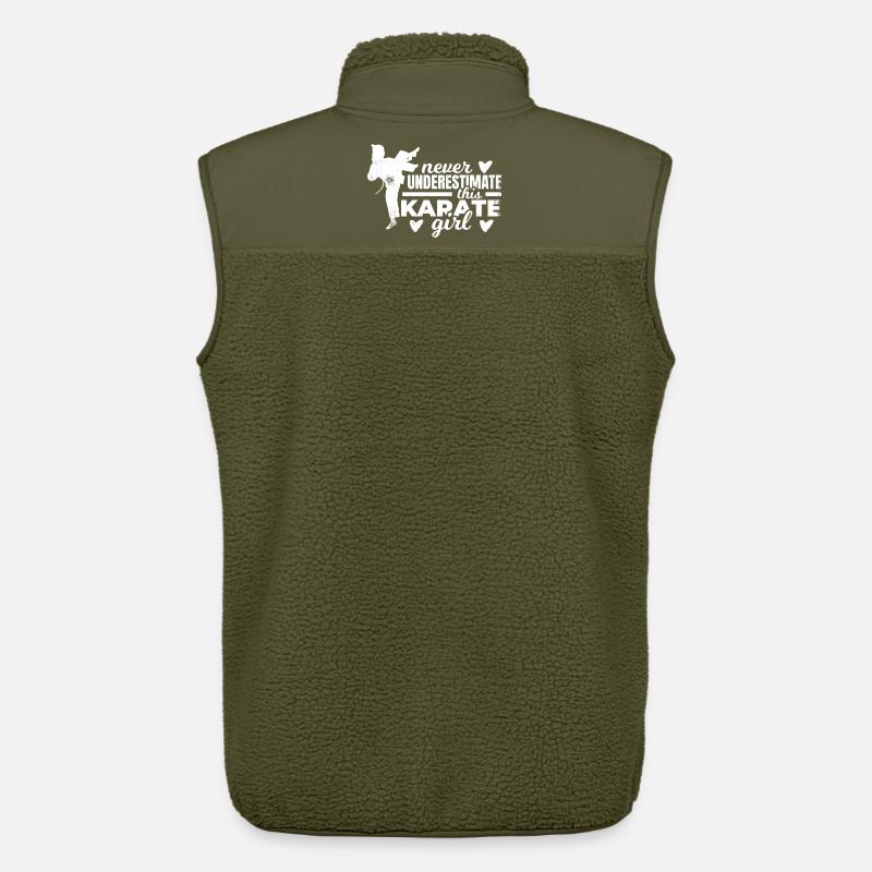 Karate Mädchen - Unisex Sherpaweste von Stanley/Stella - Khaki