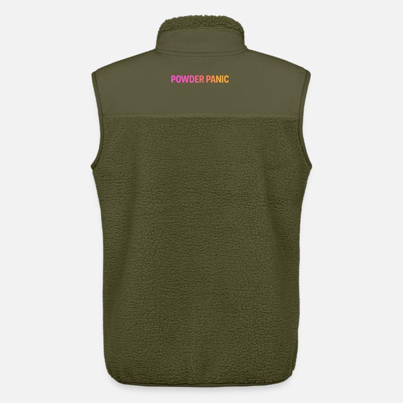 Powder Panic - Unisex Sherpaweste von Stanley/Stella - Khaki