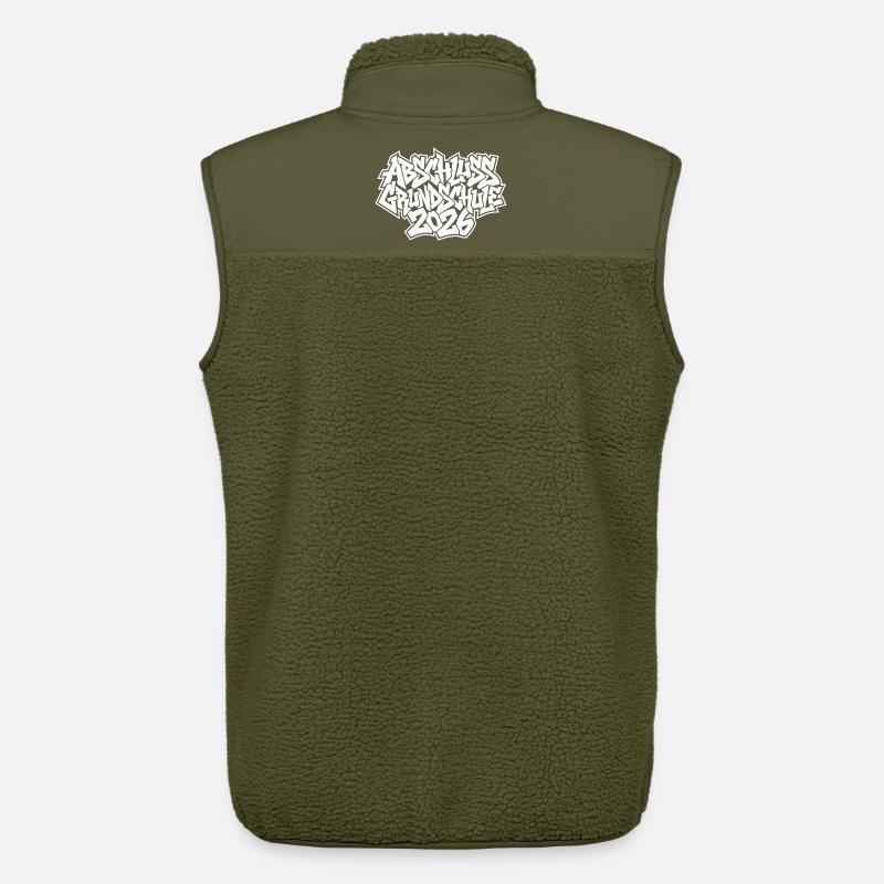 Elementary School Graduation 2026 Graffiti - Unisex Sherpa Gilet by Stanley/Stella - khaki