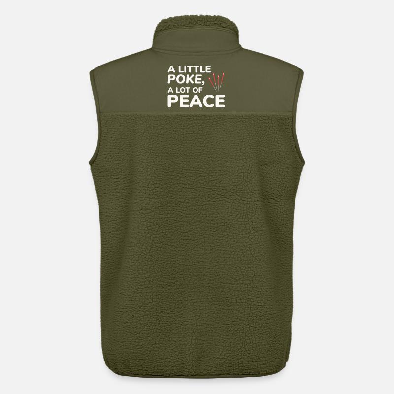 Licensed TCM Practitioner Expert Calming - Unisex Sherpa Gilet by Stanley/Stella - khaki
