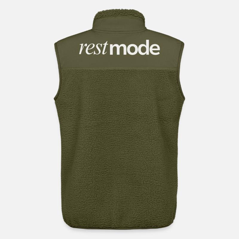 Rest Mode Mood - Unisex Sherpaweste von Stanley/Stella - Khaki