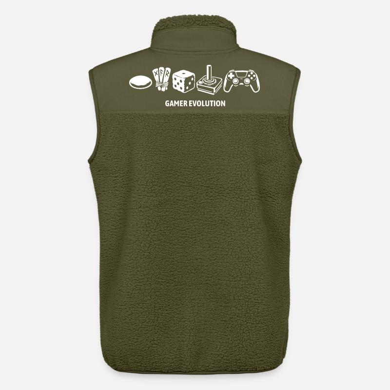 Controller Evolution | Gamers - Unisex Sherpa Gilet by Stanley/Stella - khaki