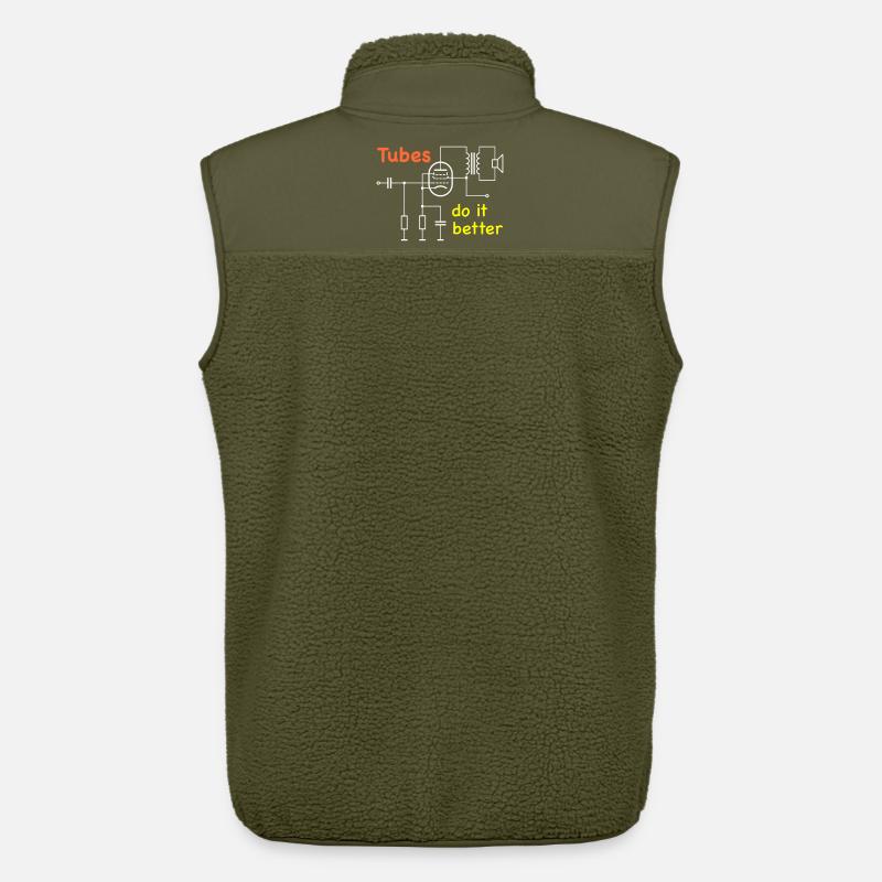 Vacuum Tubes do it better - Unisex Sherpaweste von Stanley/Stella - Khaki
