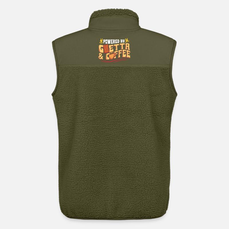 Goetta Wurst Powered By Goetta & Coffee - Unisex Sherpaweste von Stanley/Stella - Khaki